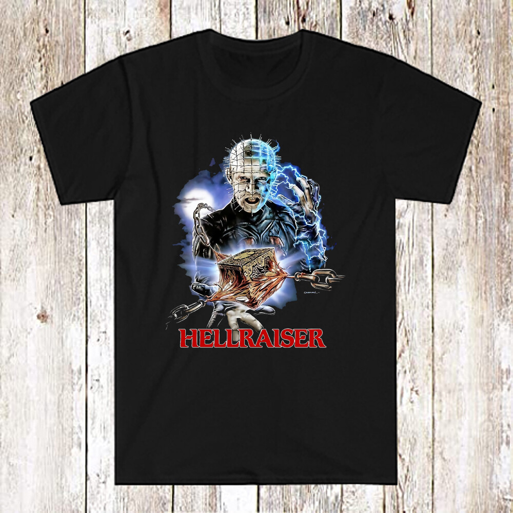 Hellraiser Movie Men's Black T-Shirt Size S-5XL gallery