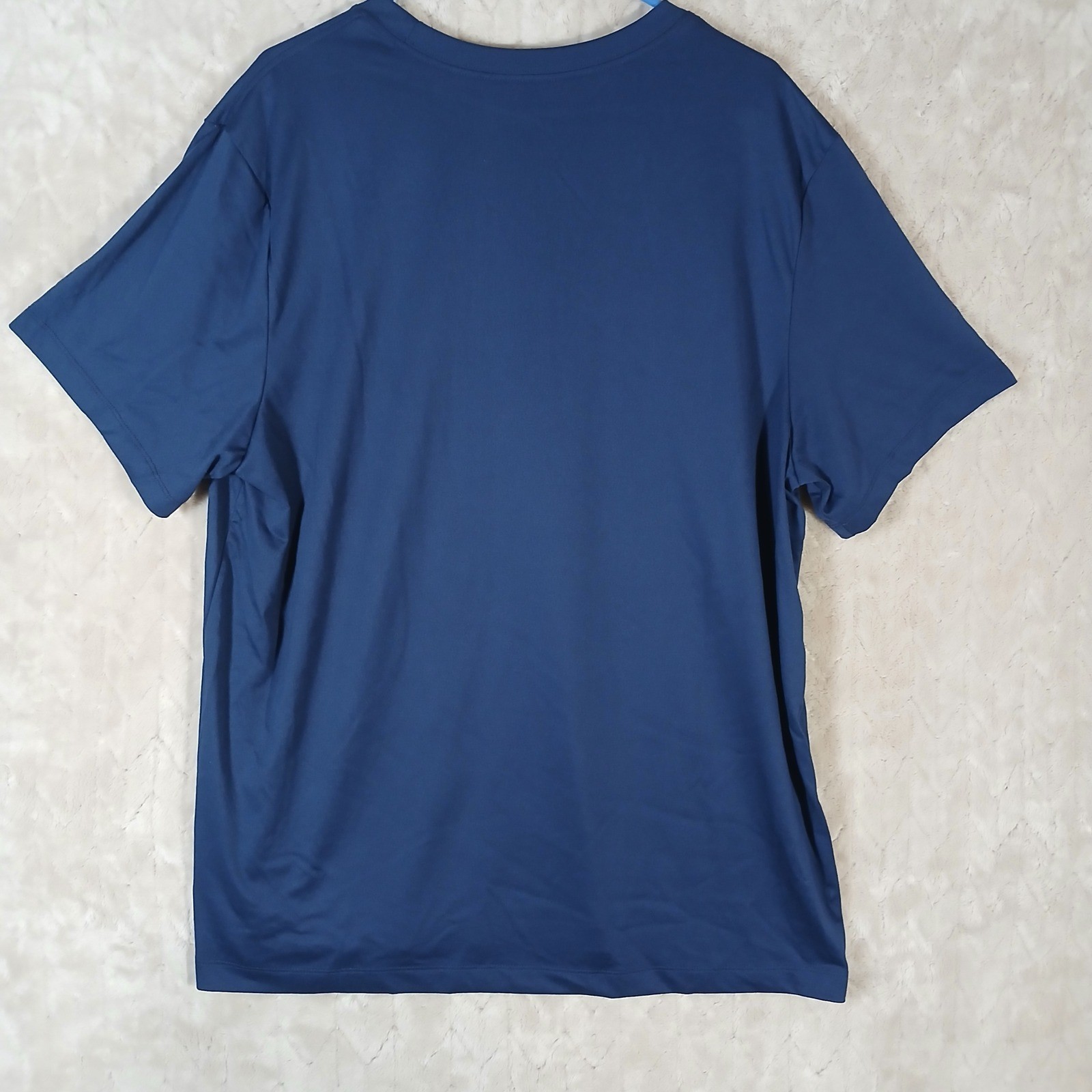 Nike Mens Milwaukee Brewers Dri-FIT T-Shirt Navy Blue XXL MLB Baseball Tee gallery