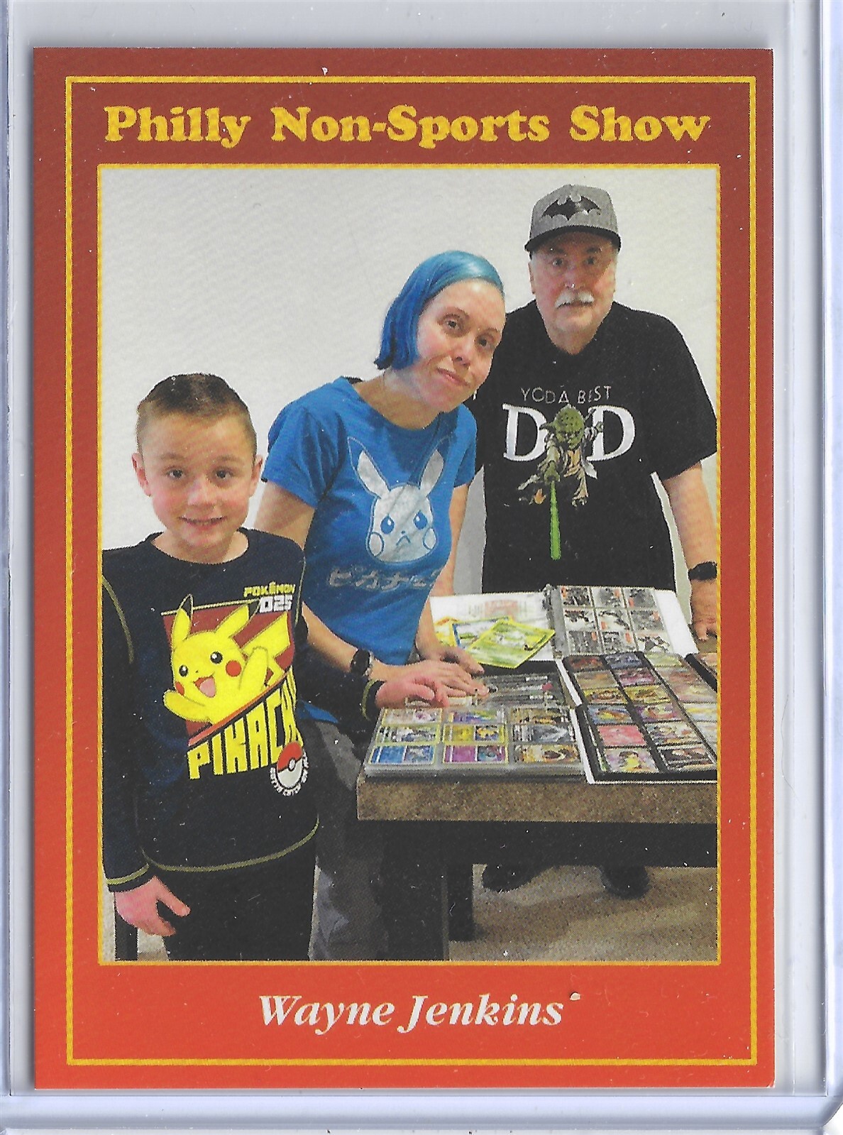 Philly Non-Sports Card Show Promo 123 Wayne Jenkins 80th Show