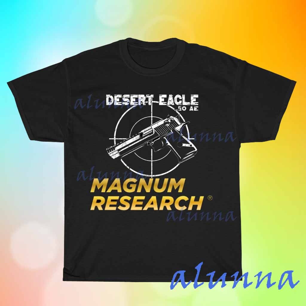 New Magnum Research Desert Eagle Logo Men’s T-Shirt Funny Size S to 5XL