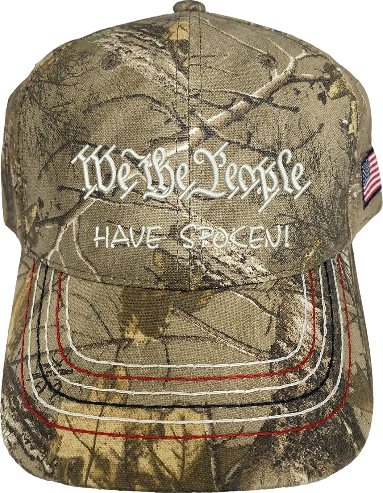 Trump We the people have spoken Embroidered Camo One Size Fit Most Hat gallery