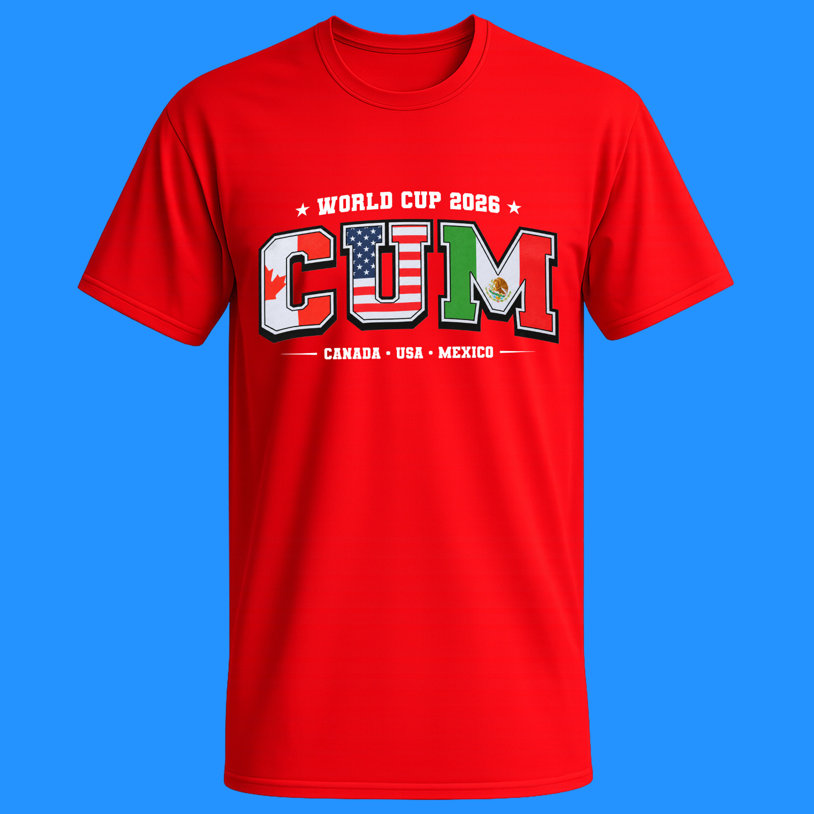 C.U.M Canada United States Mexico world cup fan graphic shirt 2026 gallery