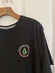 Volcom Stone PSYCHEDELIC True To This Logo Dark Gray Men’s T- Shirt size XL