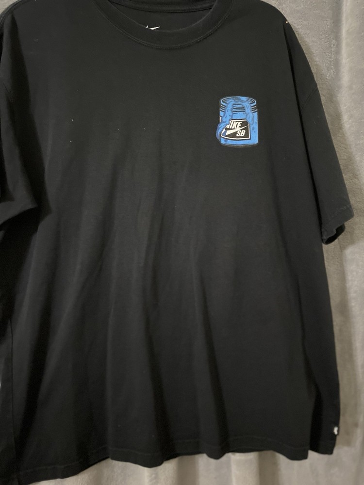 Nike Tshirt Large Nike Skateboarding Logo Black See Pic For Blemish