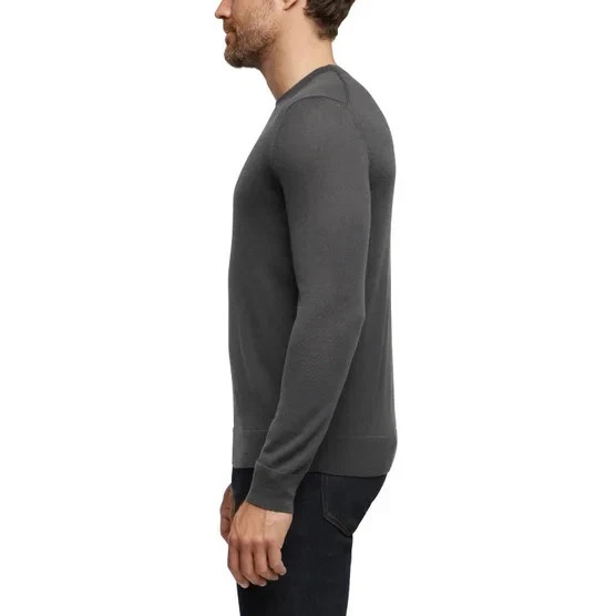 Banana Republic Men’s Merino Wool Crew Neck Sweater, Gray, Size M gallery