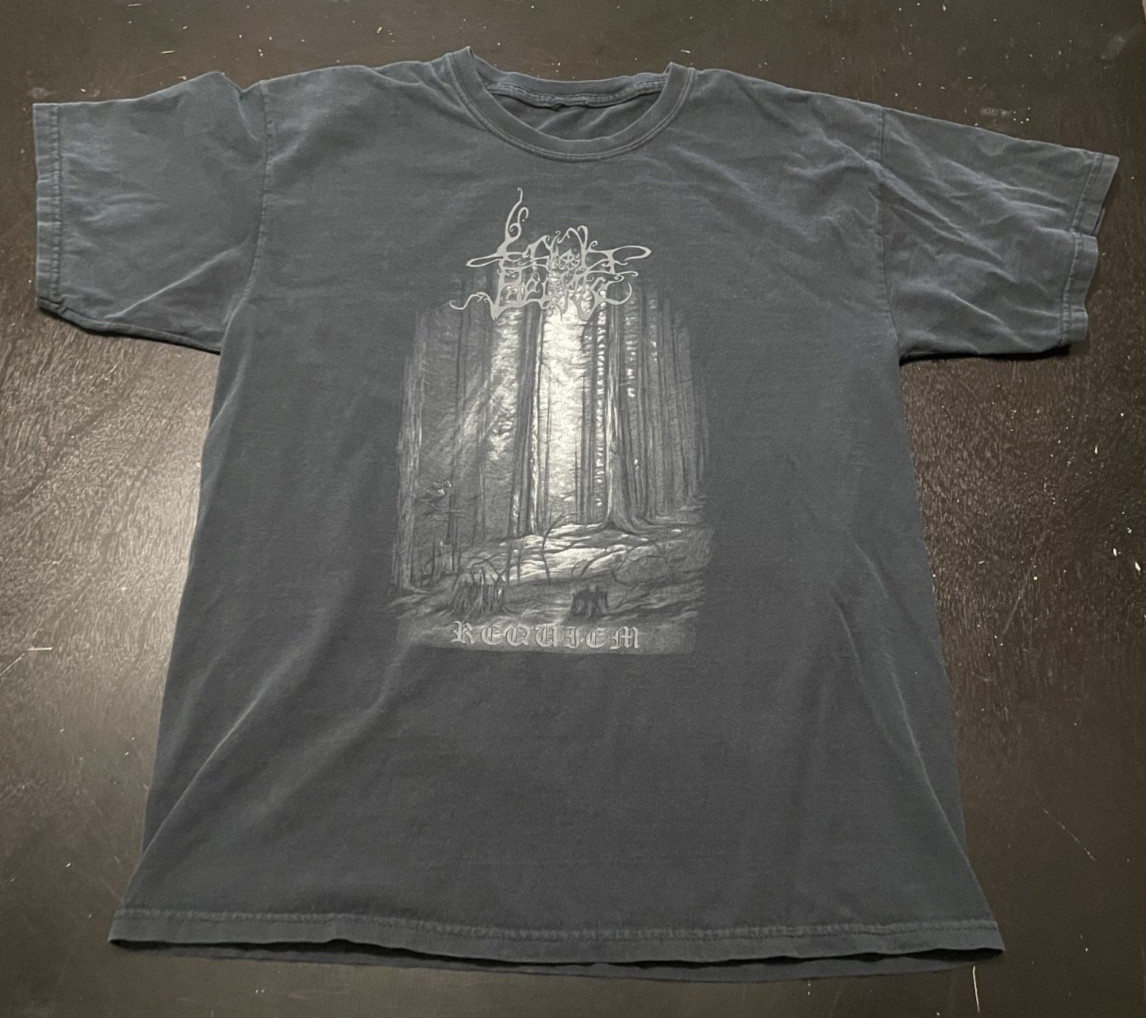 VTG I Shalt Become Requiem Black Metal T-Shirt, Faded Black, No Tag: Fits Medium gallery