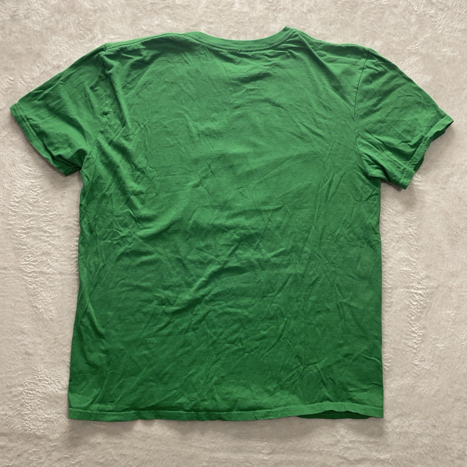The Office NBC Dunder Mifflin Paper Company Green Logo Lucky T-Shirt Men's L gallery
