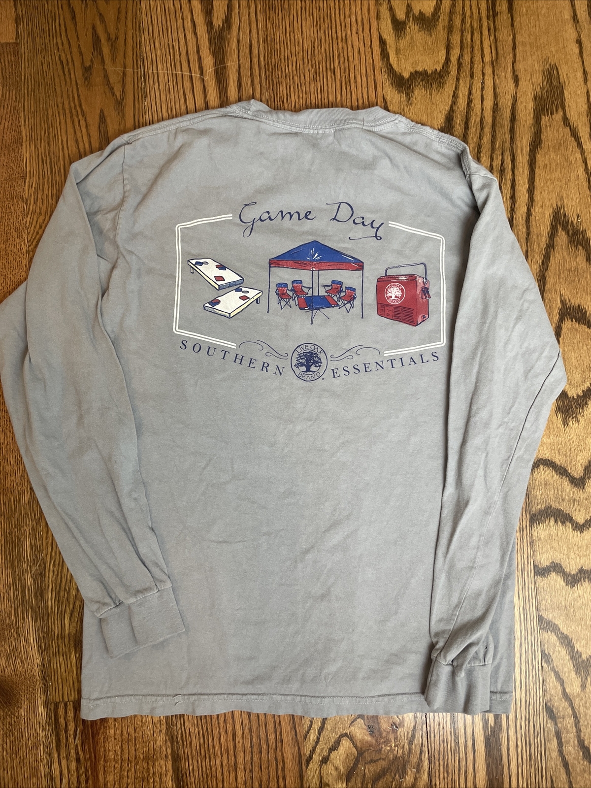 Men's Live Oak Brand Game Day Southern Essentials Long Sleeve Tee Shirt - Small gallery