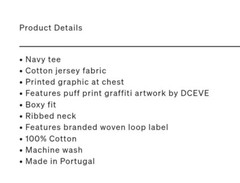 Aimé Leon Dore/ ALD STUDIO TEE LARGE (*NEW)