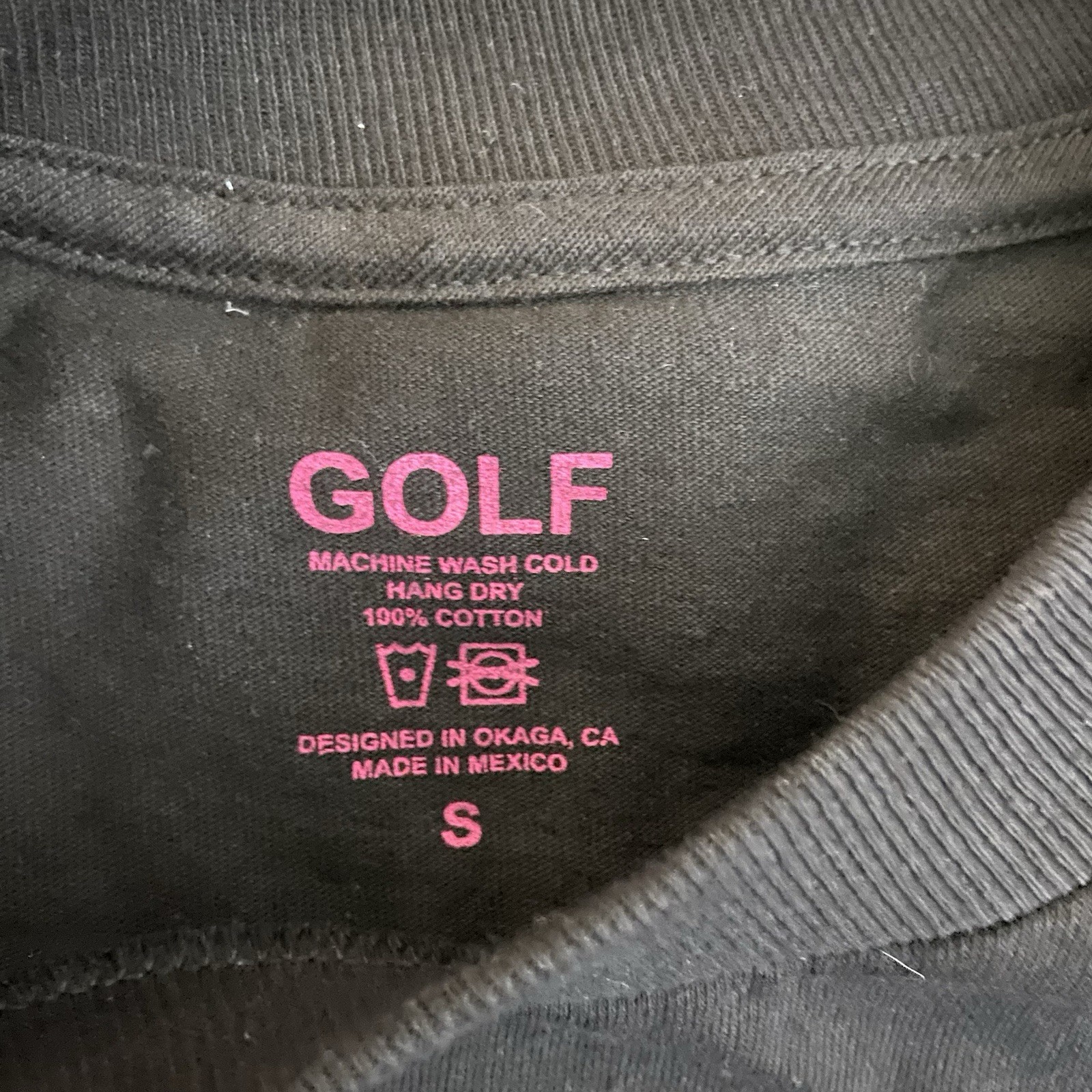 Golf Wang OFWGKTA Glitter Tee Tyler The Creator Box Logo Size Small S gallery