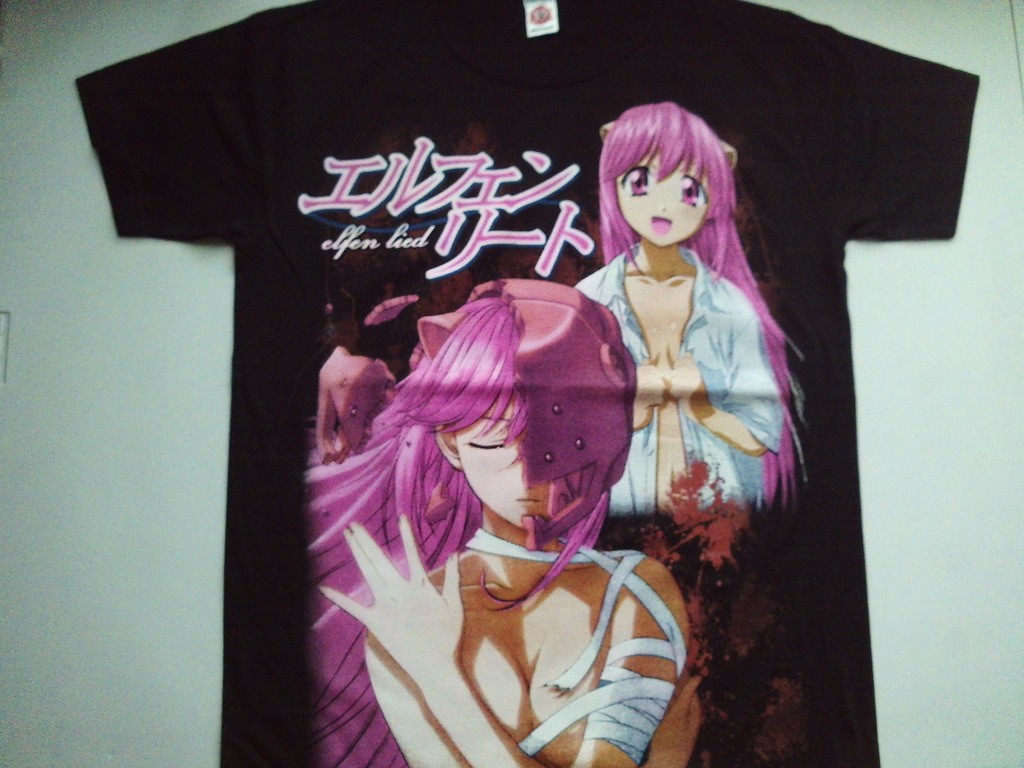 ELFEN LIED T-SHIRT,WAIFU VINTAGE STYLE ANOTHER RE ZERO HENTAI SORA MIRAI NIKKI