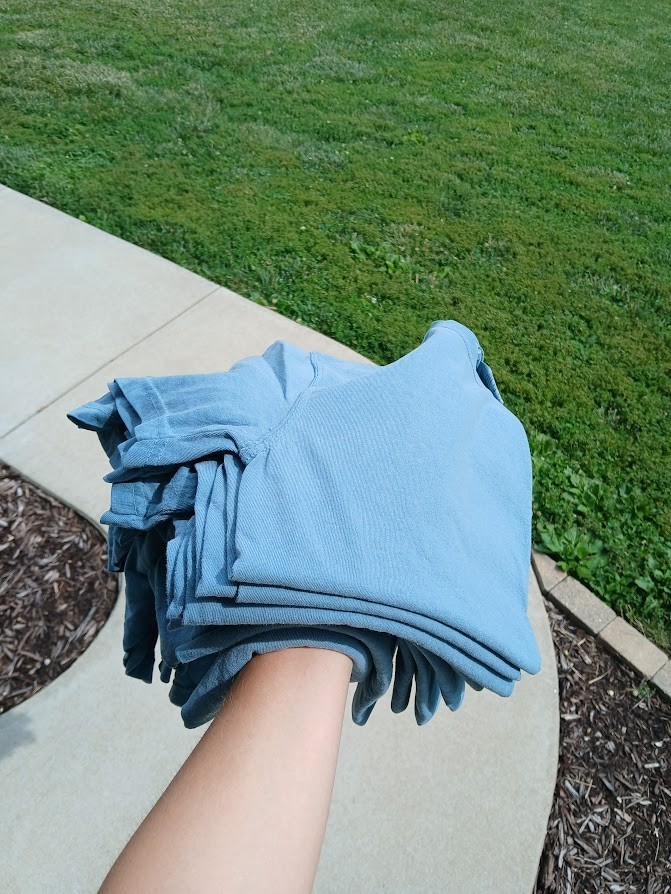 Comfort Colors Blank T-Shirt Ice Blue - 10 SHIRTS - VARIOUS SIZES - S, M, L, XL gallery
