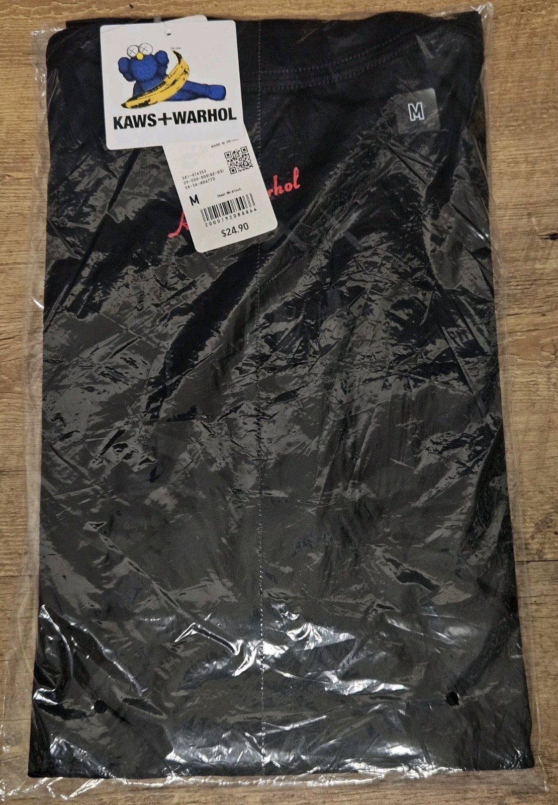 Size Medium - KAWS x Uniqlo Warhol Graphic 476352 Tee gallery