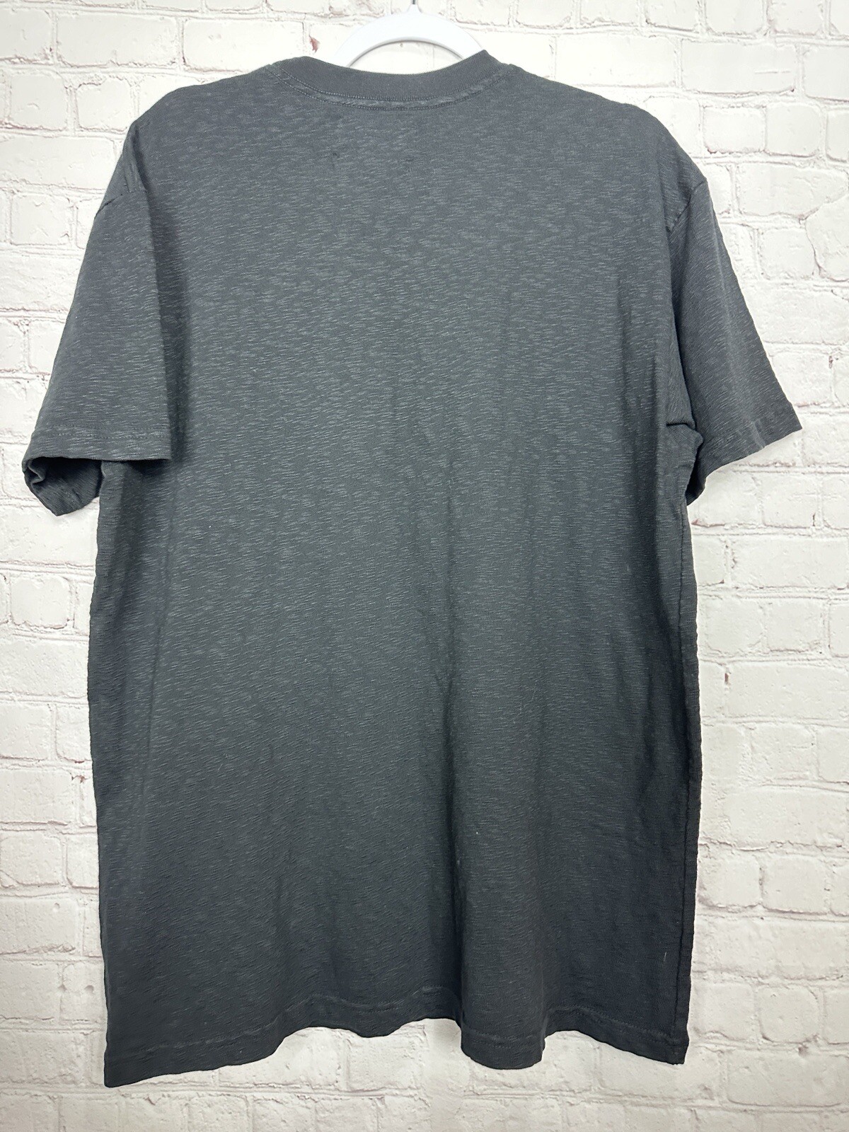 Feature All Things Good black slub long length tee t-shirt shirt, sz L, NWT $60 gallery