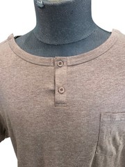 Rotator Cuff Surgery Short Sleeve Snap Up Seams Shirt Lot Of 2 2XL Brown & Blue