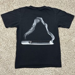 Palace Skateboards Tri Smoke Cigarette Tee Shirt Black Mens Large Streetwear