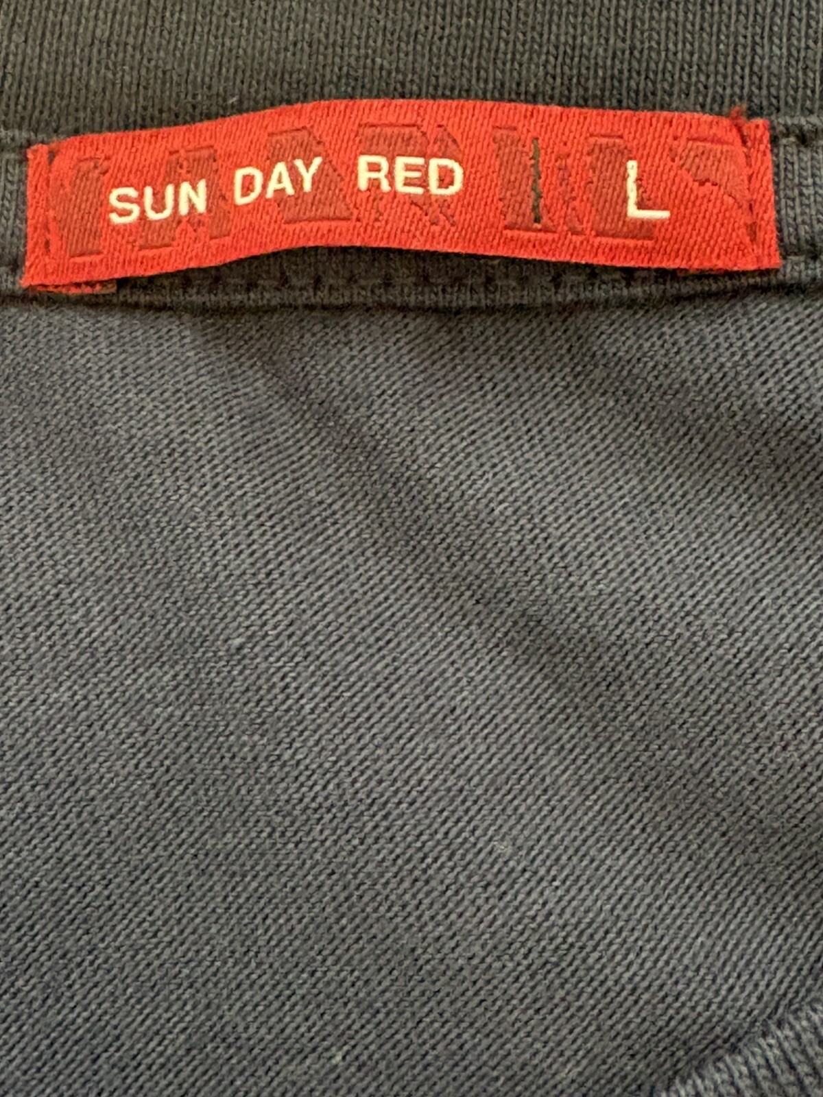 NEW Sun Day Red Tiger Woods Navy Icon Men’s Size Large Short Sleeve Shirt NWOT gallery