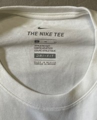 Nike Dri-FIT Cotton Poly Tee BQ5231 100 WHITE MENS XL