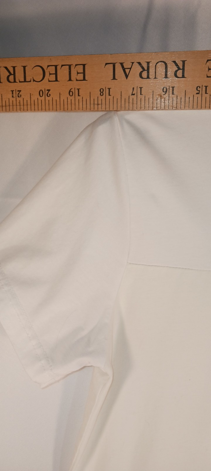 XRAY - Men's Large - White/Lime Green V-Notch Short Sleeve Split Neck T-Shirt gallery