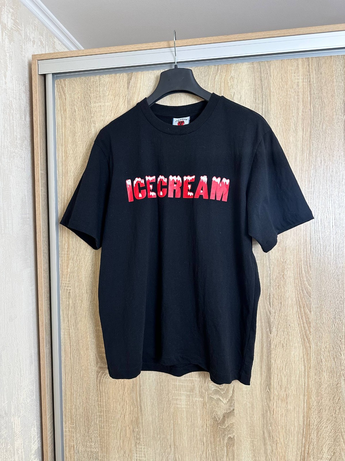 Vintage BBC Icecream Big Logo T Shirt Mens Size L Black