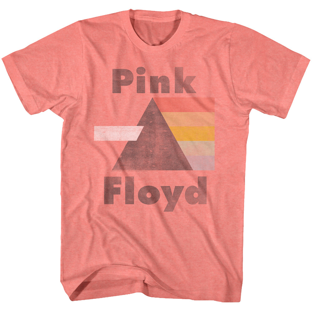 Pink Floyd Faded DSOTM Prism Men's T Shirt Dark Side Album Rock Band Music Live gallery