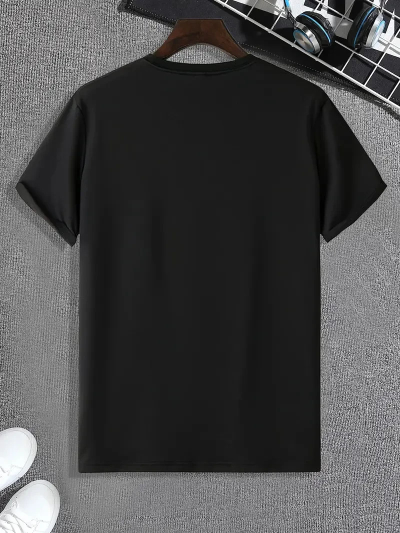 Number 13 Graphic T Shirt Men's Gothic Punk Style Streetwear Black Cotton Tops gallery