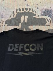 DEFCON GROUP LS CREW SHIRT BOLTS LOGO BLACK XXL RARE