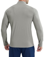 Mens 1/4 Zip Pullover Lightweight Quarter Zip Running Shirts Golf Athletic Hi…
