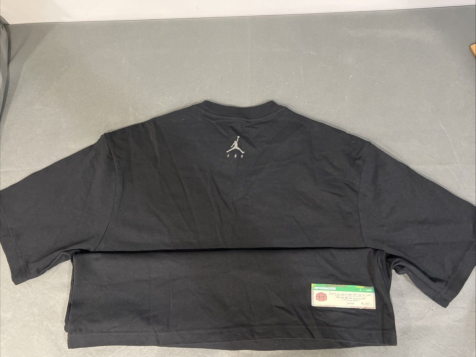 Nike Men's Air Jordan x J Balvin Short Sleeve T-Shirt Black DR2962-010 SZ Medium gallery