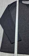 Orvis Men’s Crew Neck Raglan Long Sleeve T-shirt Two Tone Gray/Black Men’s 2XL