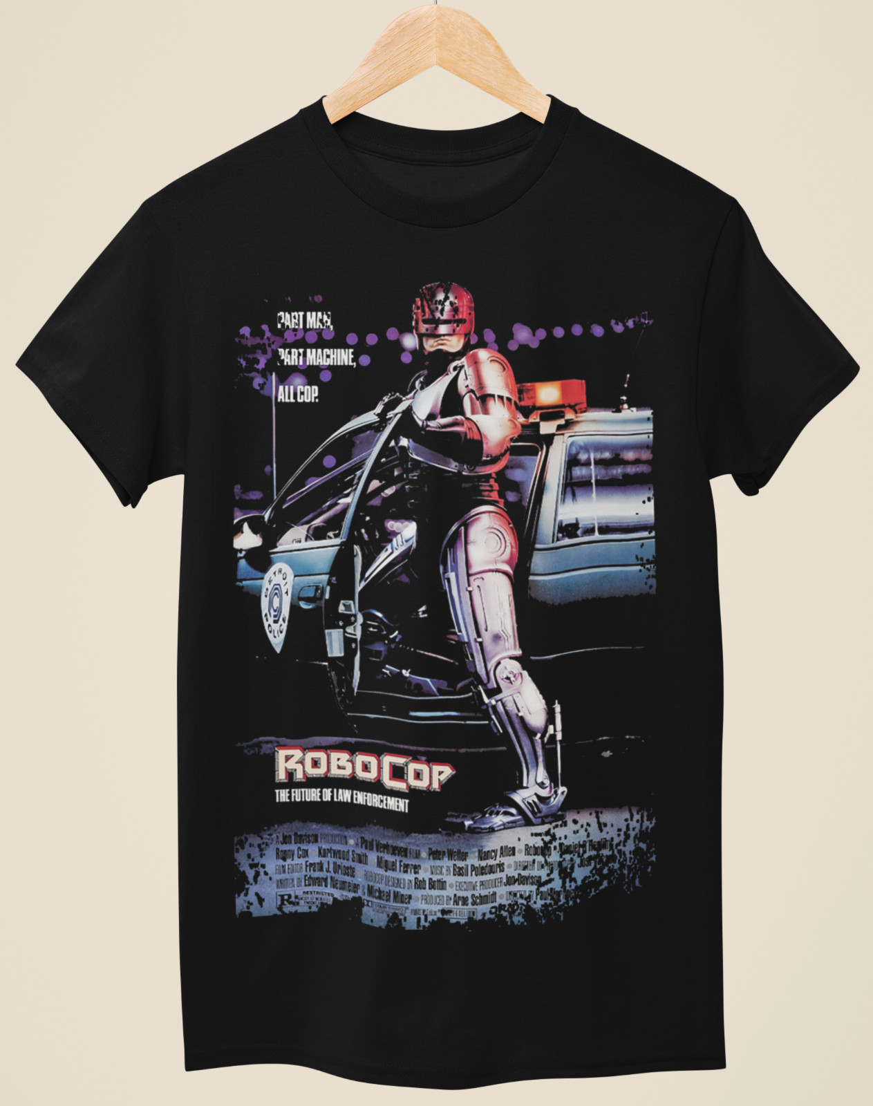 Robocop Collection - Movie Poster inspired Unisex Black T-Shirts gallery
