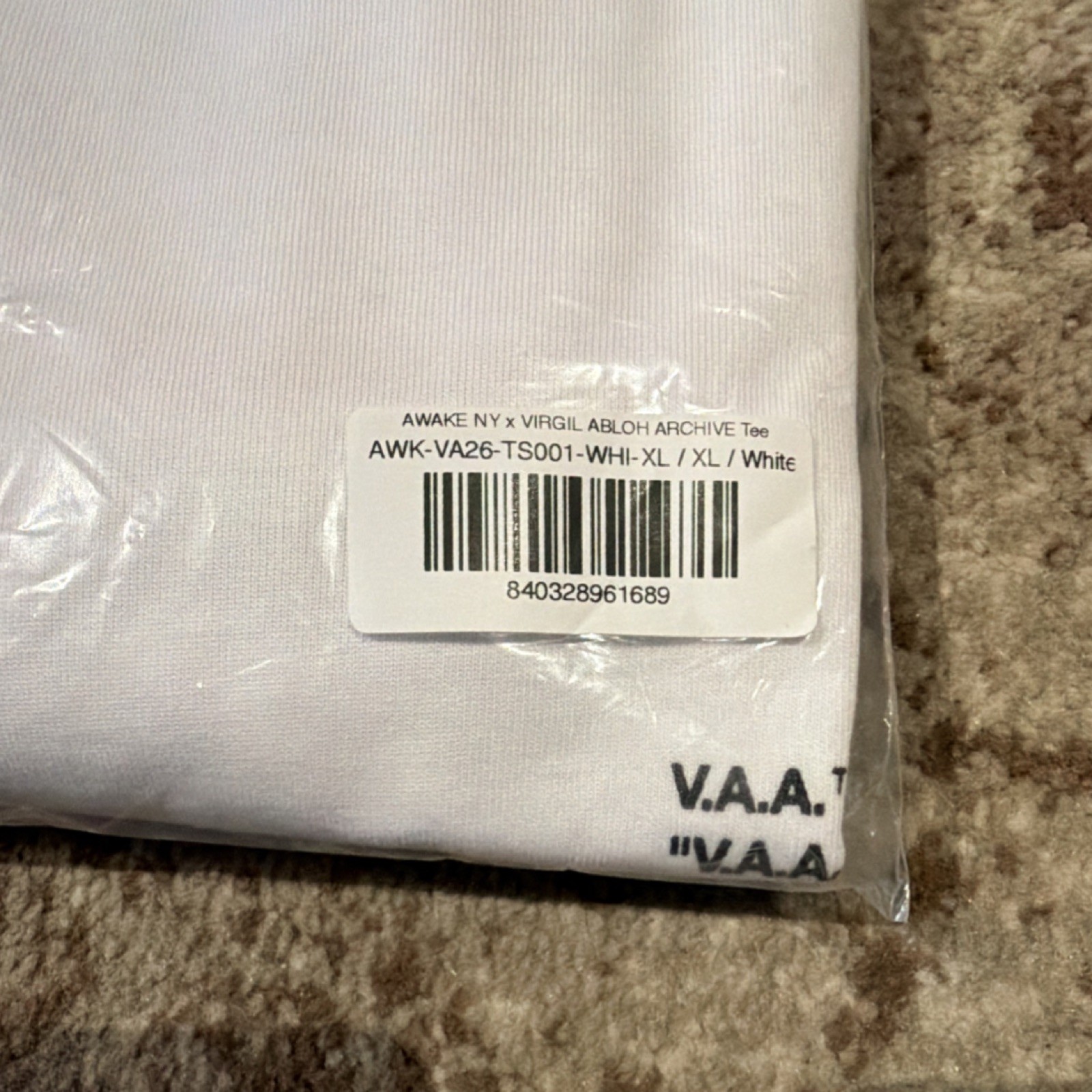AWAKE NY x VIRGIL ABLOH ARCHIVE World's Fair Graphic T-Shirt XL White gallery