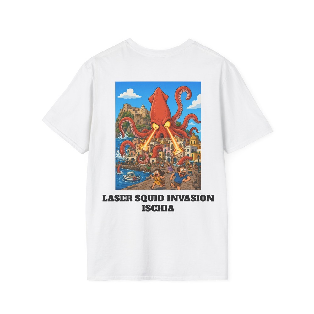 Ischia Map Tee | Island Outline Minimalist Shirt