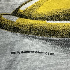 Vtg Garment Graphics Activewear Large Made In USA Loony Tunes Hooded Shirt 90s