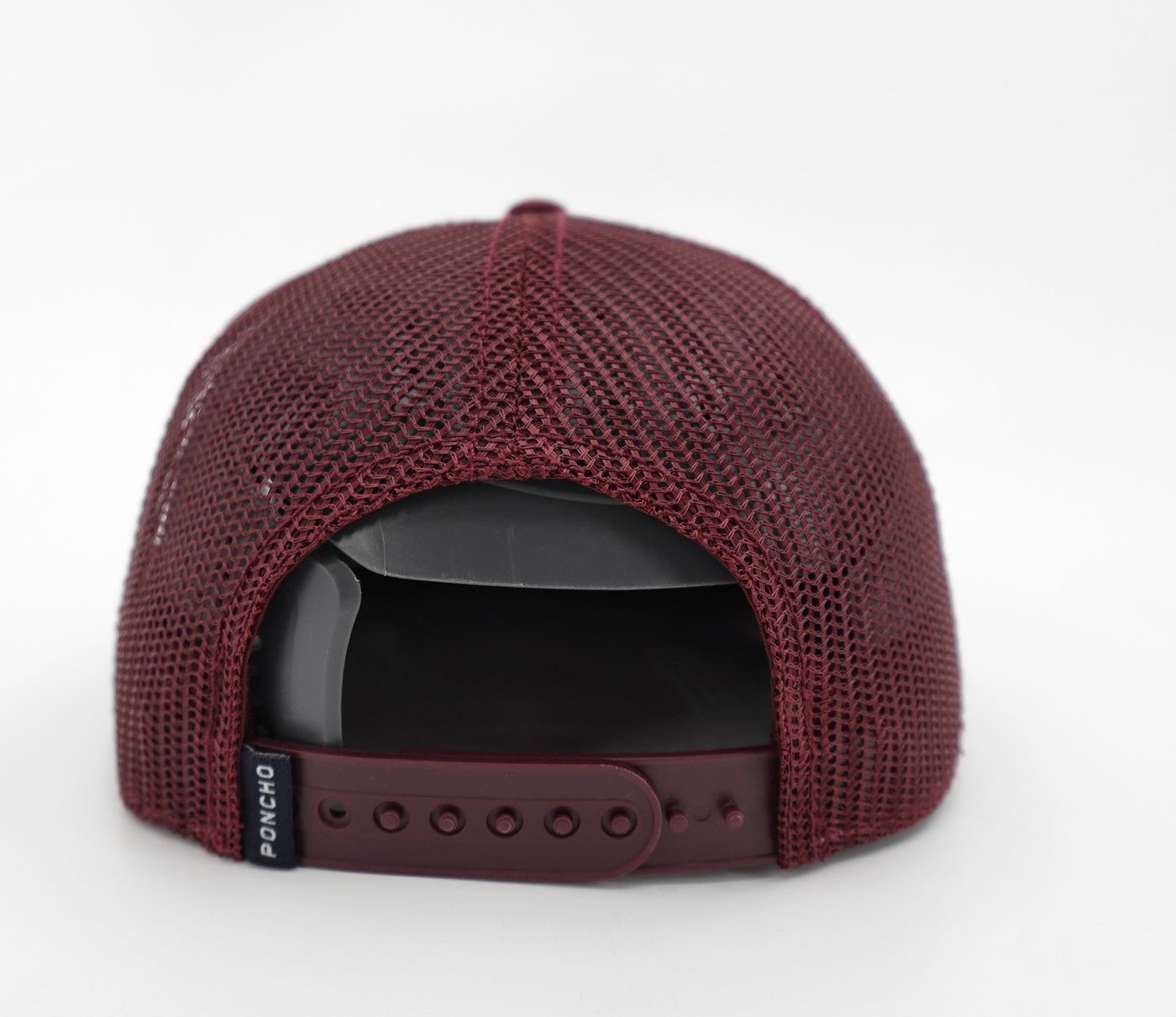 Poncho Outdoors Hat cap Mens Maroon Javelina Patch Trucker Snapback Mesh Fishing gallery