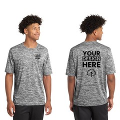 Custom Printed Sport-Tek PosiCharge Electric Heather Tee Gift For Him ST390 USA