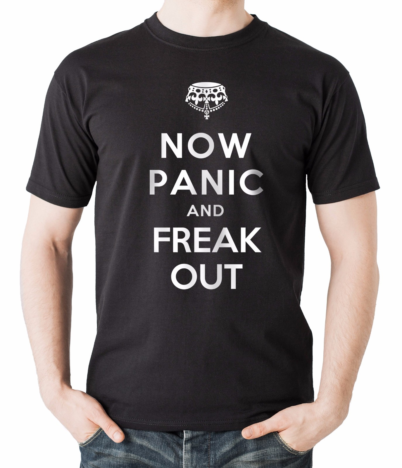 Now Panic And Freak Out T-Shirt Halloween Costume Tee Shirt