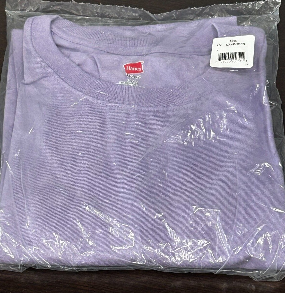 Hanes Tagless 100% Preshrunk Cotton Men's Size Large Tee Shirts Many Colors gallery