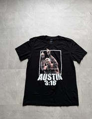 Stone Cold Steve Austin 3:16 WWE Graphic Black Tee Shirt