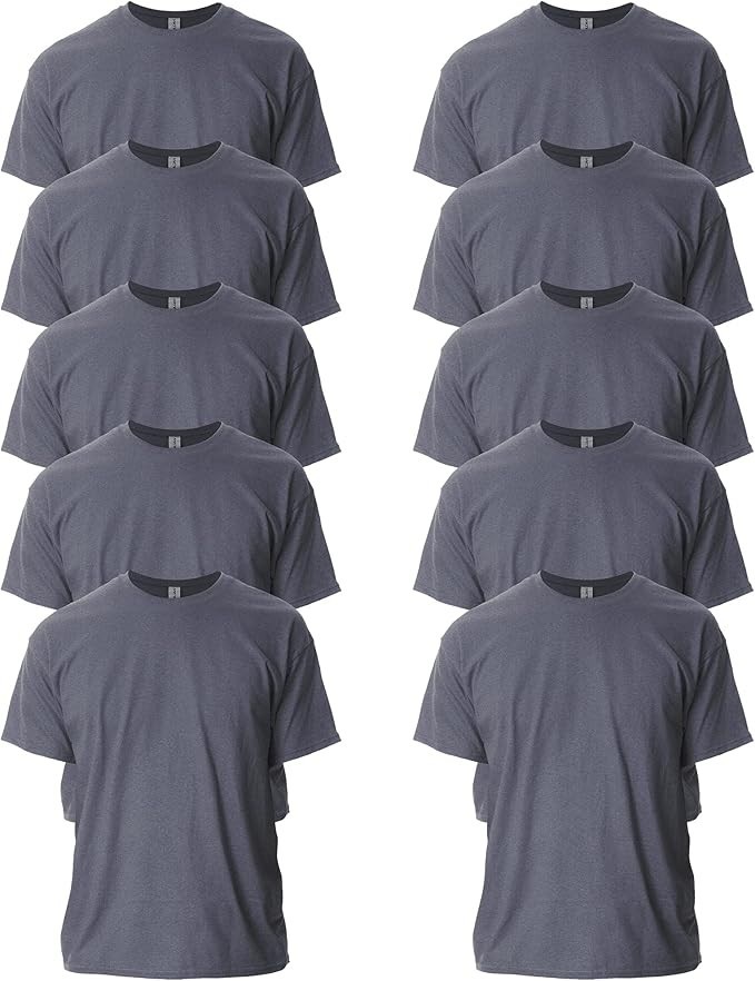 Gildan Adult Ultra Cotton T-Shirt, Style G2000, Multipack - Dark Heather gallery