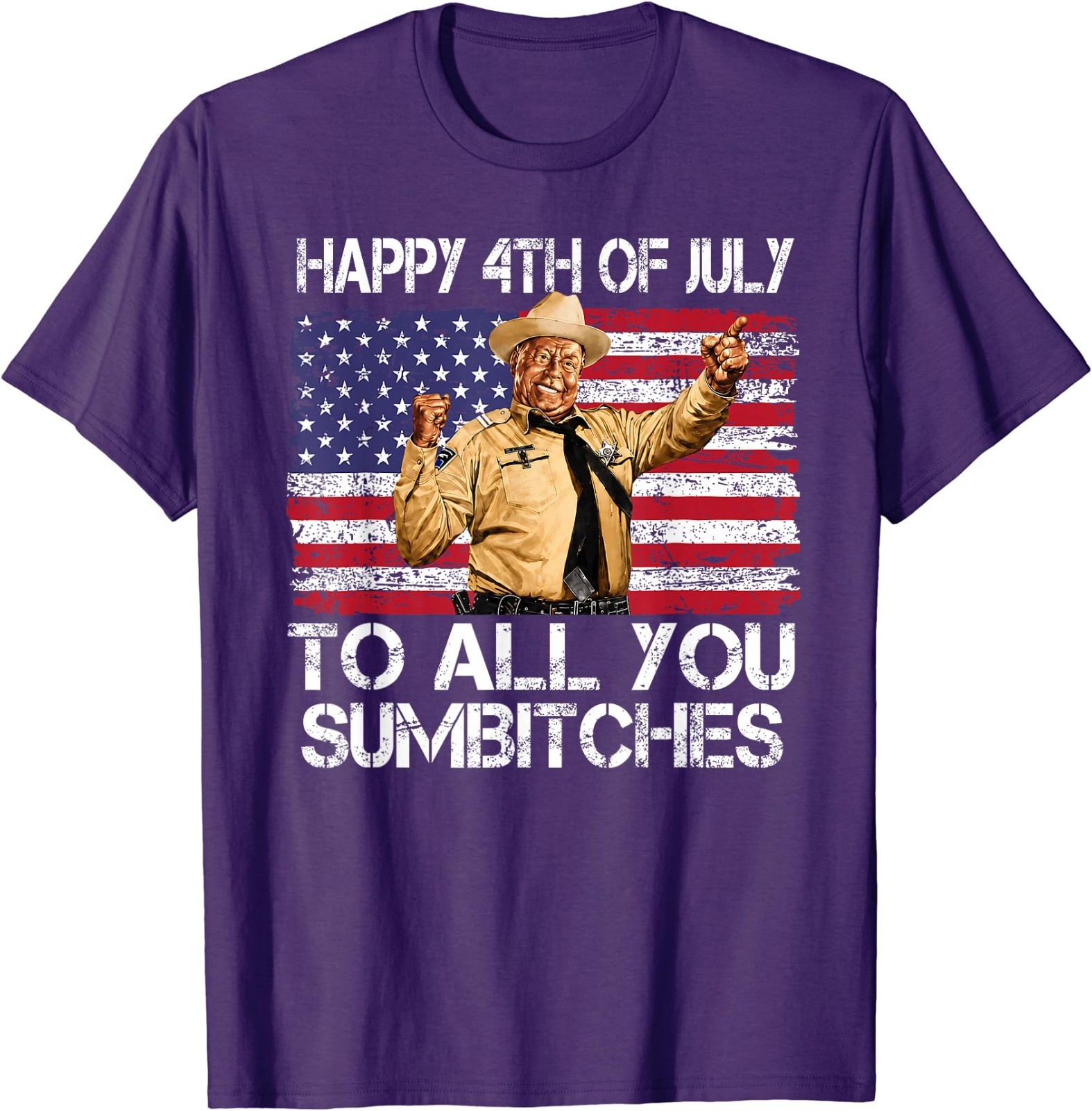 Happy 4th of July to All You Sumbitches Funny Quote Meme T-Shirt gallery