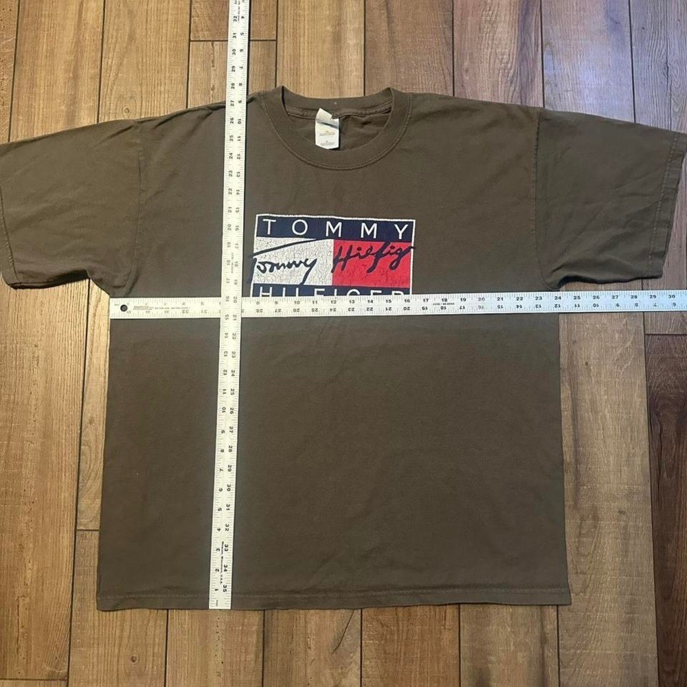 Vintage Tommy Hilfiger Box Logo Tee Men's XL gallery