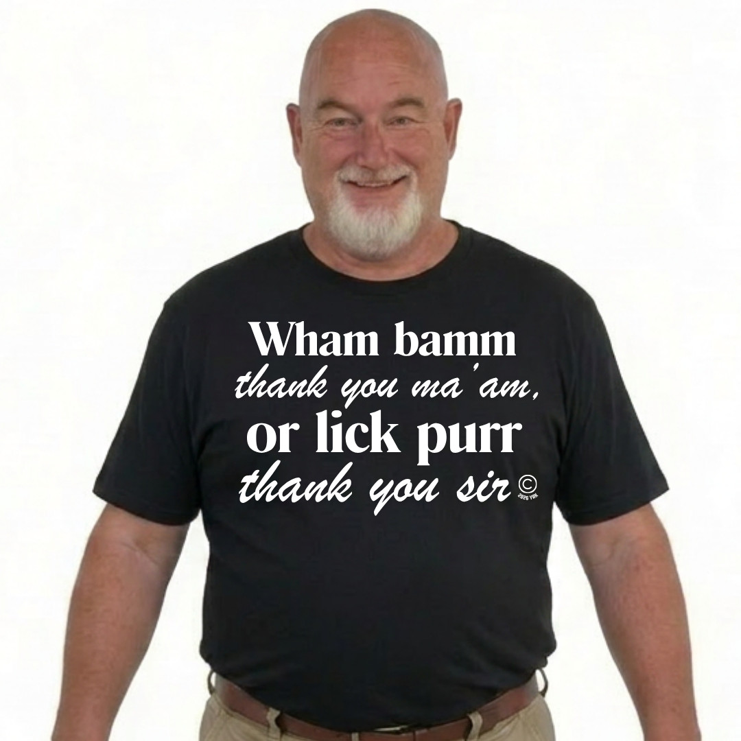 Kev’s Cruising Shirt – 100% Cotton – Multi Colours – Wham Bamm thank you Ma’am