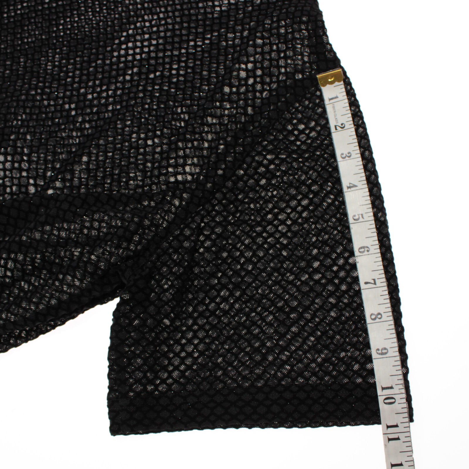 Italo Ferretti NWT Semi Sheer Velvet Mesh T-Shirt Size XL In Black gallery