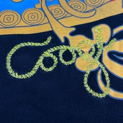 COOGI Royal COOGI Black and Multicolor Dashiki Style Tee XXXXL