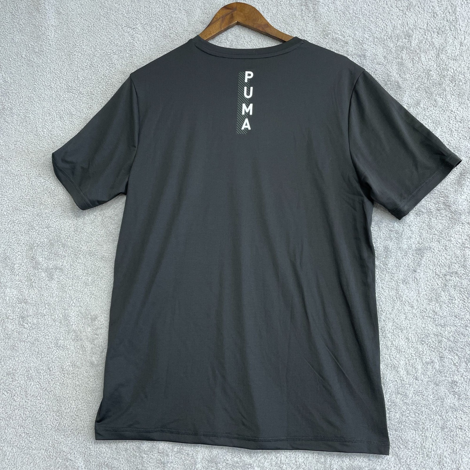 NEW Puma Active Tee Men's M Black T-Shirt Polyester Gym Wear gallery