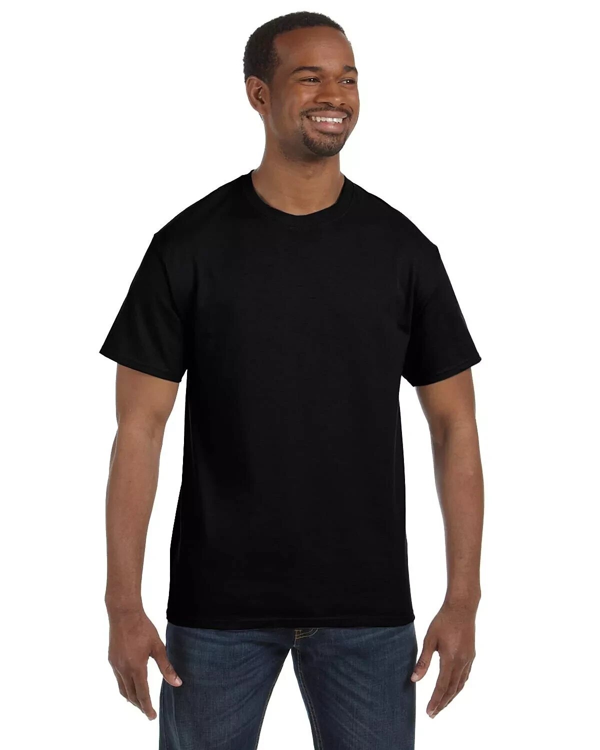 Hanes Heavyweight Mens 100% Cotton ComfortSoft T-Shirt Crew Neck – MED