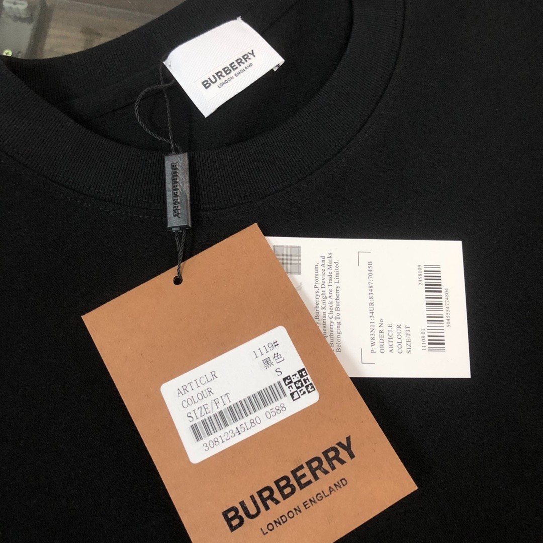 New Moncler Unisex Summer Black Crew-Neck 100% Cotton T-Shirt L gallery