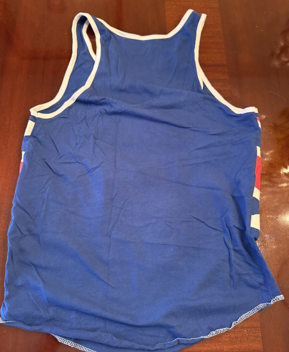 Ripple Junction Men’s Blue Union Jack Flag Tank Top Medium Shirt gallery