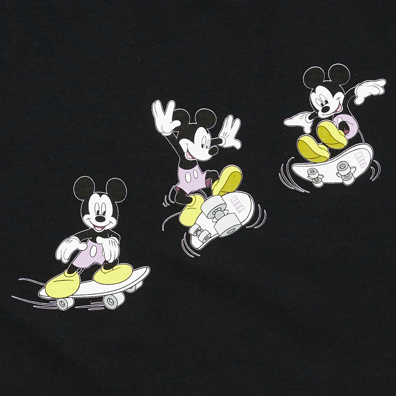 Neff x Disney Mens Mickey Mouse Skateboarding Kick Flip Landed It Shirt NWT S-XL gallery